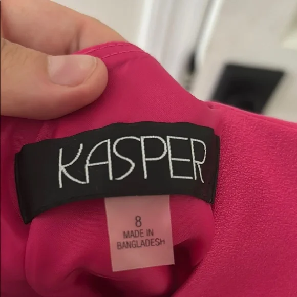 Kasper Vibrant Pink Sleeveless Mini Dress - Picture 4 of 4